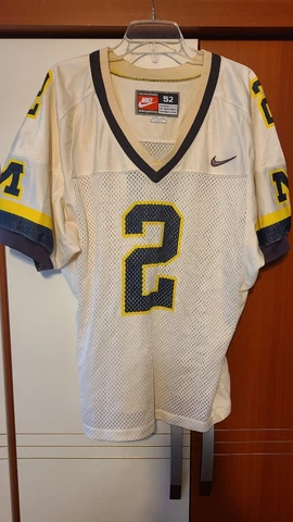 Charles Woodson 1997 Michigan Wolverines Heisman Nike Authentic Jersey Sz 52 Cover