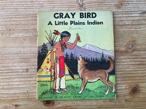 Gray Bird, A Little Plains Indian, Roger Vernam, 1935, Vintage Kids Book - Picture 1 of 6