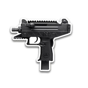 Calcomanía de vinilo IWI UZI 4 pulgadas tiro deportes caza arte - Imagen 1 de 2