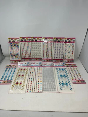Crystal - Rhinestone - Pearl Self-Adhesive Art Sticker Variety pack 12 Ct - Image 1 of 4