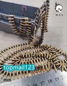 1/6 MOETOYS P005 WW2 German MG42 MG34 Metal Machine Bullets Chain For 12" Figure - Picture 1 of 7