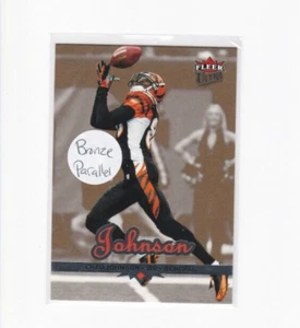 CHAD JOHNSON 2006 FLEER ULTRA FOOTBALL BRONZE PARALLELE KARTE - KOSTENLOSER VERSAND - Bild 1 von 24