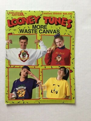  Looney Tunes More Waste Canvas Counted Cross Stitch Leisure Arts  - Image 1 of 2