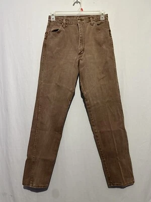 Jeans Wrangler Vintage Rockabilly Tostado Desteñido Look Talla 13x34 Foto 1 de 4