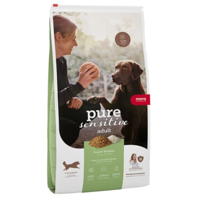 MERA PURE SENSITIVE HUNDEFUTTER TROCKENFUTTER INSEKTEN PROTEIN HUNDE 12,5 Kg - Bild 1 von 4