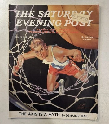 1942 January 24th The Saturday Evening Post Magazine  (SP1) - Image 1 of 2