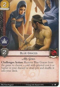 3 x Blue Graces AGoT LCG 2.0 Game of Thrones Dragons of the East 13 - Picture 1 of 1