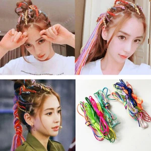 Headband Girls Twist Braid Rope Simple Rubber Band Hair Accessories Highlights - Picture 1 of 26