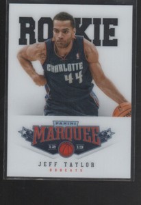 JEFF TAYLOR  2012-13 PANINI MARQUEE ROOKIE CARD #483