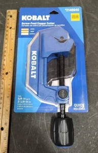 NEU & VERSIEGELT KOBALT 2146940 5/8" bis 2-1/8" Kupfer, Messing & Aluminium Rohrschneider - Bild 1 von 4