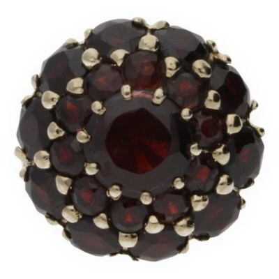 Damenring 585/000 mit Granat 201801-R17 aus 2. Hand - Bild 1 von 3