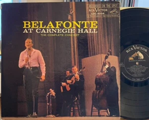 Harry Belafonte Belafonte At Carnegie Hall Vinyl 2 LP RCA LOC-6006 Mono #1 Press - Picture 1 of 8