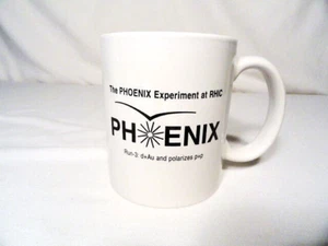 Mug - The Phenix Experiment at RHIC - Coffee cup Run-3-d+Au and polarizes p+p - Picture 1 of 6