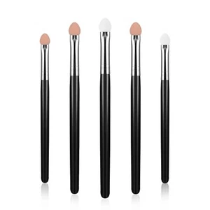 5 Pcs Eyeshadow Applicators Double-Sided Sponge Makeup Tools Black - Picture 1 of 7