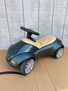 Genuine BMW AG Motorsport Baby Racer Green Toddler Scooter - Vintage Rare - Picture 1 of 13