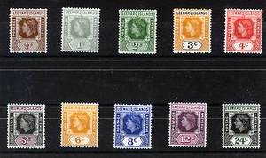 LEEWARD ISLANDS 1954 DEFINITIVES SG126/135 MNH - Picture 1 of 1