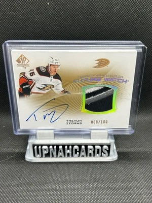 21-22 SP Auth Trevor Zegras Future Watch 3CLR Patch AUTO /100 - Image 1 of 2