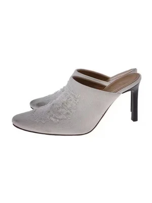 LOEWE/MULA DENIM RASGADO/Bombas/Talla 36/WHT/562201 Foto 1 de 4