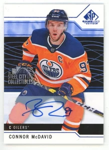 Connor McDavid 2018-19 Upper Deck UD SP Game Used Autograph Card #1 - Picture 1 of 2