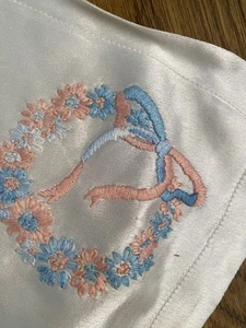 Antique Family Heirloom hand Made baby blanket & Pillow Slip-Matching Design - Picture 1 of 17