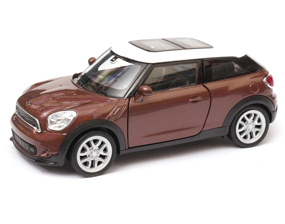 Mini Cooper Paceman British FamilyCar Model Brown Diecast 1:34-1:39 Scale Welly - Image 1 of 4