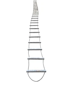 15m Drahtseilleiter Seilleiter Strickleiter Rettungsleiter Notleiter 50200 - Bild 1 von 8