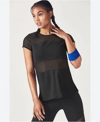 Camiseta Fabletics Daniela Negra Manga Corta Mujer Talla XXL Foto 1 de 4