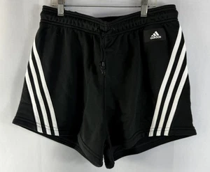 Adidas Damenshorts schwarz drei Streifen 3S Größe Small neu mit Etikett - Bild 1 von 7