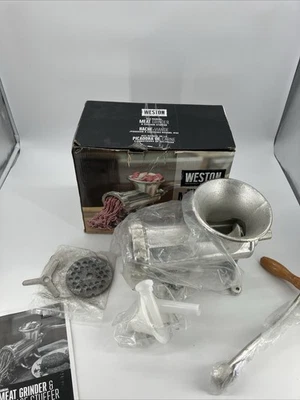 Weston Manual Meat Grinder & Sausage Stuffer #32 Model 36-3201-W - Image 1 of 4