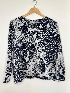 The KIT Designer Collection Women’s Graphic Print Organic Cotton Knit Top Large - Picture 1 of 4