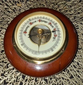 Vintage MCM Made In Western Germany Barometer Wall Hanging Weather Instrument - Picture 1 of 7