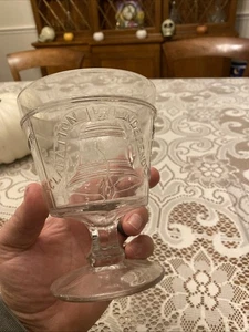 Adams Glas American Centennial 1876 seltene Bonboniere EAPG Trimold hervorragender Zustand - Bild 1 von 11