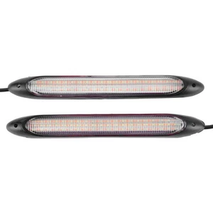 (34.5Cm)Car Running Light Strip Universal 1 Pair Of Led Daytime Running - Picture 1 of 12
