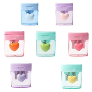 7PCS Heart Pencil Sharpeners,Pencil Sharpener Manual,Colored Pencil Sharpener... - Picture 1 of 6