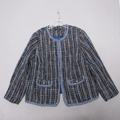 Blazer Talbots Plus 16W Tweed Preppy Atemporal Clásico Academia Carrera Iglesia Foto 1 de 4