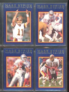 1992 Fleer Football, Mark Rypien Performance Highlights #1-4, U-PICK, NM/M, BB3 - Picture 1 of 10