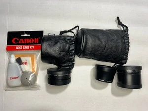 Canon TC-DC52 1,75x Teleconvertitore + WC-DC52 0,7x Grandangolare 52mm SET - Foto 1 di 14