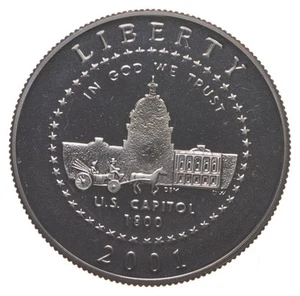 2001 Proof US Capitol Visitor Center Commemorative Half Dollar *3187 - Picture 1 of 3