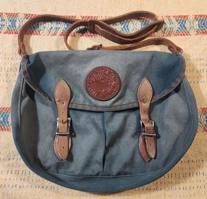 Bolso Duluth Pack Doble Meduim Shell Lona y Cuero Verde - Imagen 1 de 9