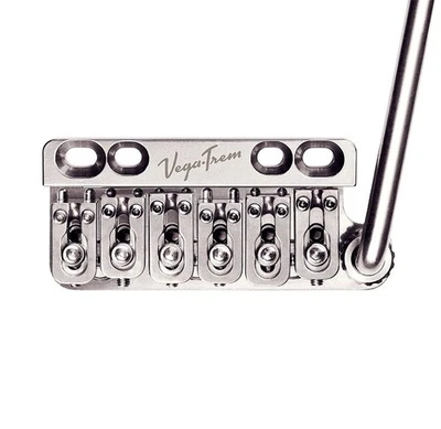 Vega-Trem VT1 Standard 6-Screw Satin Stratocaster Guitar Tremolo Bridge - Image 1 of 2