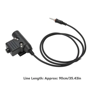 Walkie Talkie Headset Adapter Press Type Compact Safe Connection For Ve DB - Photo 1/12
