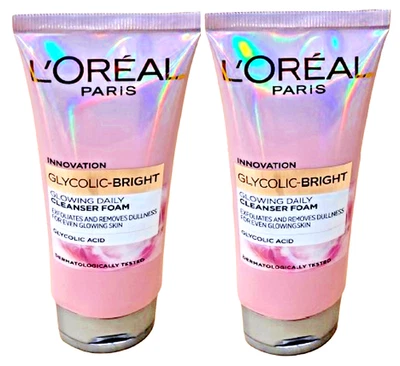 欧莱雅甘醇亮面日常洁面泡沫 100 毫升 * 2 消除暗哑 — 第 1/4 张图片