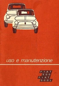 CD LIBRETTO USO E MANUTENZIONE FIAT 500 L Tipo 110F +VARIANTE 126.A5 1972 PDF - Foto 1 di 1