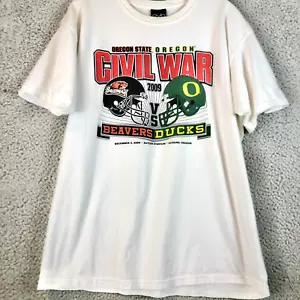 Oregon Civil War College Football Shirt Ducks Vs Beavers Nike T Mens M 2009 - Picture 1 of 5