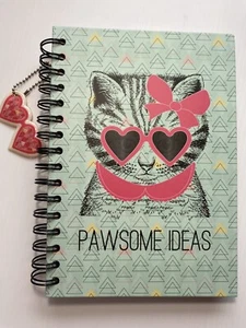 Cat Spiral Bound Notebook ‘Pawsome Ideas’ - Picture 1 of 7