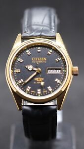 Buttiful Citizen with Black Dail 21 Jewels Automatic D/D Men's Wrist Watch-Japan