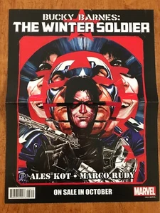 BUCKY BARNES: WINTER SOLDIER 2014 PROMO POSTER 13" X 10" MARVEL CAPTAIN AMERICA - Picture 1 of 1