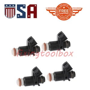 49033-0009 Set of 4 Fuel Injectors Fits 2005-2006 Kawasaki Ninja ZX-6R ZX636C US - Picture 1 of 10