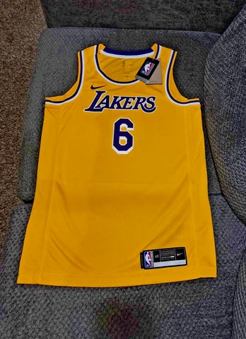 NBA LeBron James #6 Los Angeles Lakers Men's Basketball Jersey.Size S-2XL Aldult Cover