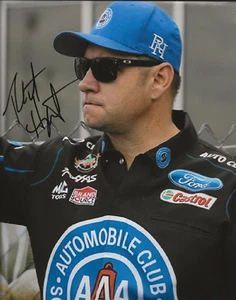 Robert Hight REAL SIGNED Photo #3 COA Autographed Drag Racer NHRA John Force - Picture 1 of 2